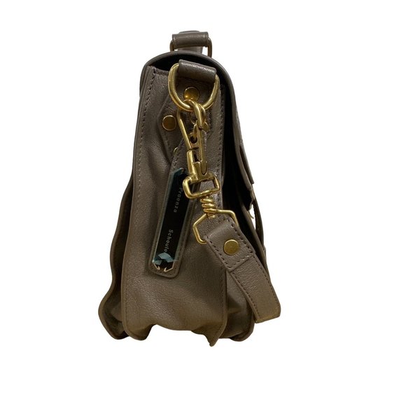 Proenza Schouler PSI Gray Leather Satchel Medium Bag - Picture 5 of 16